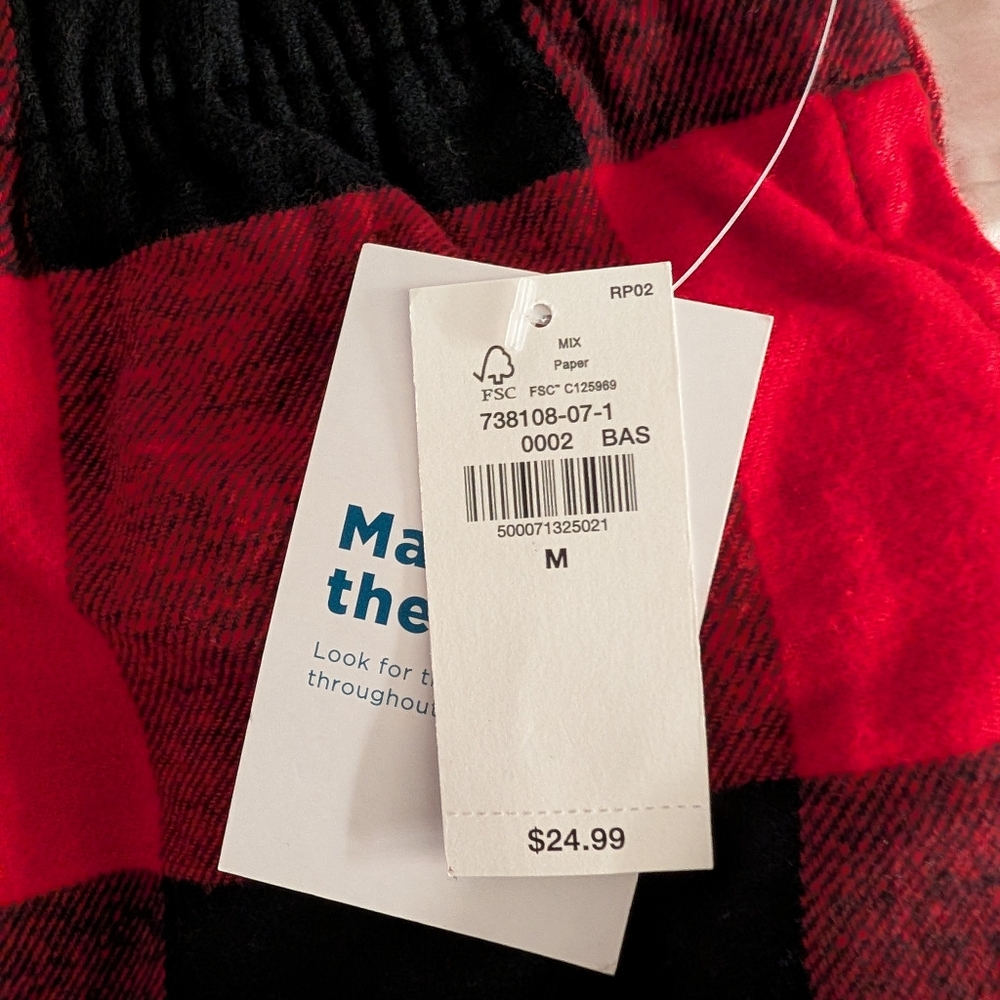 Old Navy Buffalo Plaid Flannel Pajama Pants  Cabincore - Picture 6 of 6